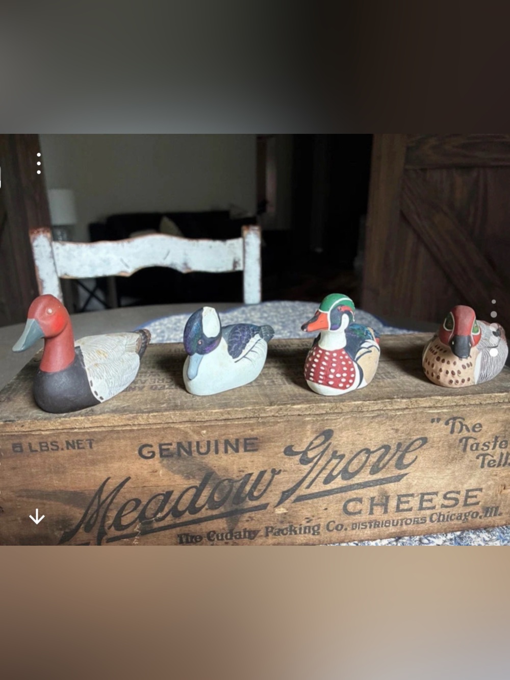 Vintage Avon Hand-Painted Decorative Duck Figurines Set - Multicolor